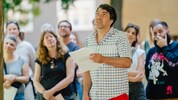 Martin Niederbrunner spielte „Kri“ von Stefan Wipplinger am Grazer Ortweinplatz