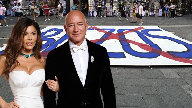 Milliardär Jeff Bezos und seine Verlobte Lauren Sánchez