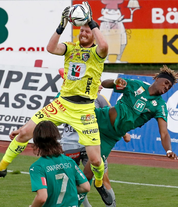 Goalie Kuttin spielte einst beim WAC