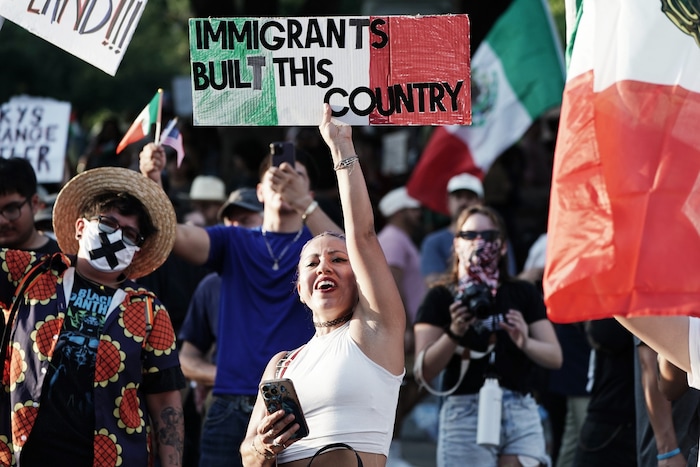 Anti-Trump-Protestei n Austin