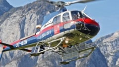 Die Frau wurde vom Polizeihubschrauber geborgen.