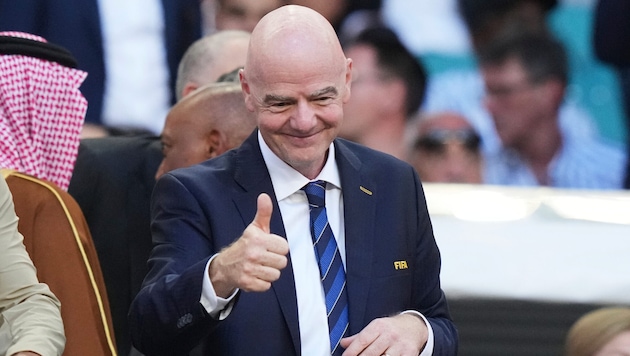 FIFA-Boss Gianni Infantino genoss den Auftakt der Klub-WM.