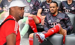 Vincent Kompany (l.) ließ Leroy Sane (r.) auf der Bank sitzen.