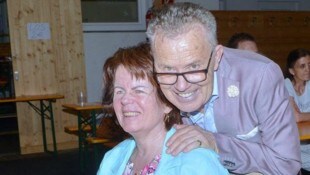 Erik Schinegger mit Gattin Christa.