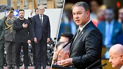 Selenskyj wurde vom Bundespräsidenten empfangen, Vizekanzler Andreas Babler will Österreich als ...