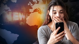 Beim „Doomscrolling“ trifft man ständig auf negative Informationen, die zur psychischen ...