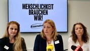 Daniela Grabovac (Antidiskriminierungsstelle), Nora Tödtling-Musenbichler (Caritas) und ...