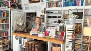Edith Müller betreibt ein Büchercafe auf der Heiligenstädter Straße 152.
