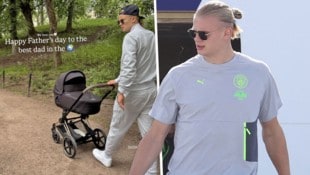 Erling Haaland weilt gerade in den USA – für seine Lebensgefährtin ist er der beste Papa der ...