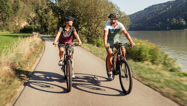Ob entlang der Donau oder im Salzkammergut: Wer seine Freizeit gern am Rad verbringt, hat viele ...