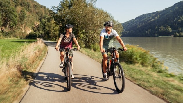 Ob entlang der Donau oder im Salzkammergut: Wer seine Freizeit gern am Rad verbringt, hat viele ...