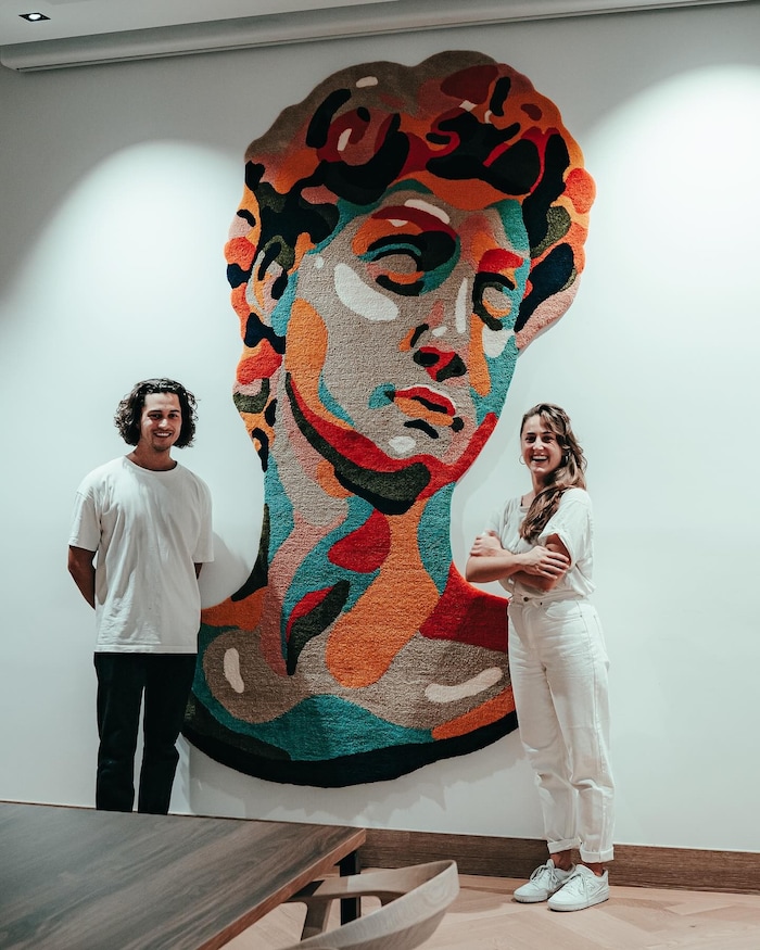 Die jungen Oberndorfer „Kunstbrot“ Roman und Laura Lämmermeyer.