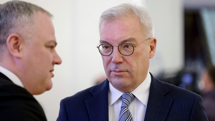 Vizeaußenminister Alexander Gruschko (rechts)