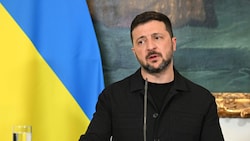 Selenskyj bei seinem Besuch in Österreich.