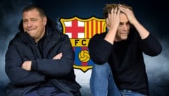 Verlieren Max Eberl (l.) und Christoph Freund einen weiteren Wunschspieler an den FC Barcelona?