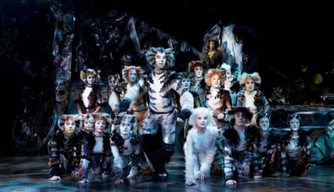 „Cats“ mit den wunderschönen Kostümen und handgemaltem Make-up.
