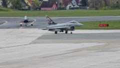 Die Eurofighter des Bundesheeres sind von Mittwoch, 18. Juni, bis Montag wieder in Klagenfurt ...