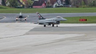Die Eurofighter des Bundesheeres sind von Mittwoch, 18. Juni, bis Montag wieder in Klagenfurt ...