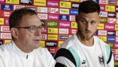 Teamchef Ralf Rangnick hält weiter große Stücke auf Marko Arnautovic (rechts). 