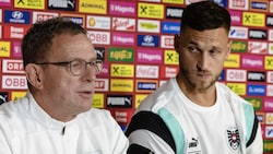 Teamchef Ralf Rangnick hält weiter große Stücke auf Marko Arnautovic (rechts). 