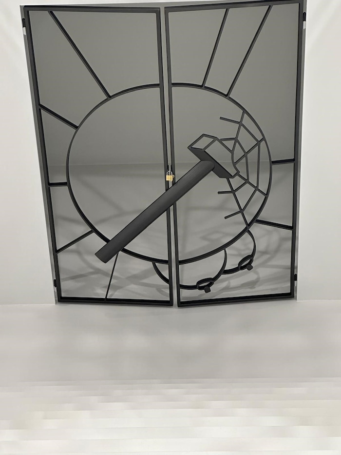Martin Kippenbergers „Transportable Subway Entrance“ (Detail) 