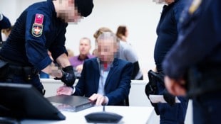 Der 45-Jährige bei seinem Mordprozess.