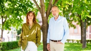 Die Filmemacherin und der Medienunternehmer: Gloria Habsburg mit ihrem Vater Karl