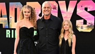 Eric Dane mit seinen Töchtern Billie Beatrice und Georgia