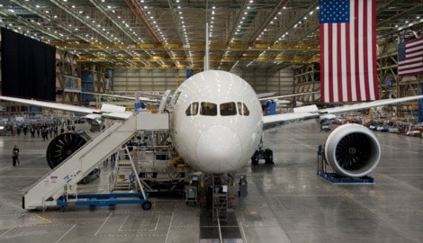 Technologisch auf dem neuesten Stand? Eine Boeing im US-Werk Everett.