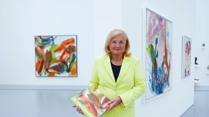 Elisabeth Nowak-Thaller in der Lentos-Ausstellung
