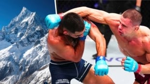 Bogdan Grad (re.) steht vor seinem zweiten UFC-Kampf. Ein „Brocken“ aus den Bergen wartet ...