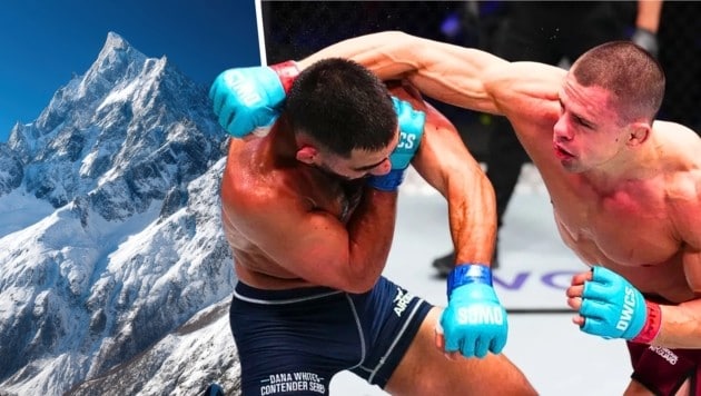 Bogdan Grad (re.) steht vor seinem zweiten UFC-Kampf. Ein „Brocken“ aus den Bergen wartet ...