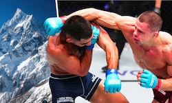 Bogdan Grad (re.) steht vor seinem zweiten UFC-Kampf. Ein „Brocken“ aus den Bergen wartet ...