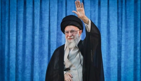 Ajatollah Ali Khamenei Anfang Juni in Teheran