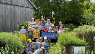 Im Kräutergarten gab es einiges Wissenswertes für die Kids.