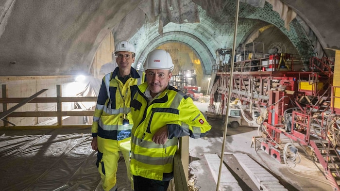 Gernot Nipitsch und Gerhard Gobiet (re.) sind stolz auf das Mega-Projekt.