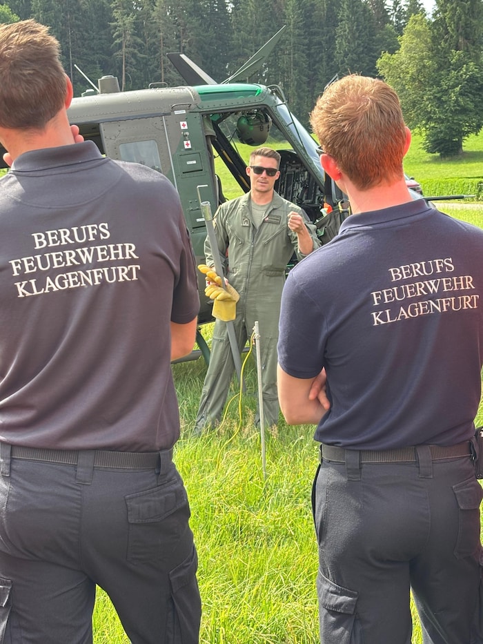 Auch das Bundesheer unterstützte die Übung der Berufsfeuerwehr.