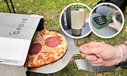 Vom mobilen Pizzaofen bis hin zur Minipresso – wir haben die neuesten Campinggadgets für euch ...