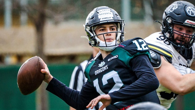 Der beste heimische Quarterback in der AFL: Reischl.
