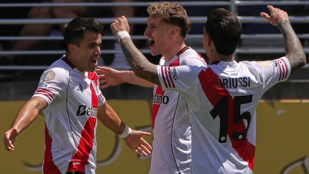 Ohne Glanz, aber eben am Ende doch: River Plate ist gegen die Urawa Red Diamonds siegreich ...