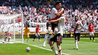 Große Freude bei den River-Plate-Kickern