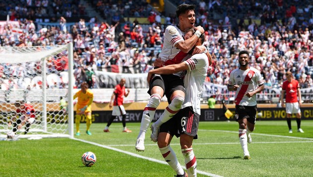 Große Freude bei den River-Plate-Kickern