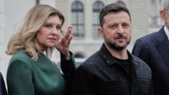 Olena Selenska begleitete ihren Gatten, den ukrainischen Präsidenten bei seinem Besuch in Wien.