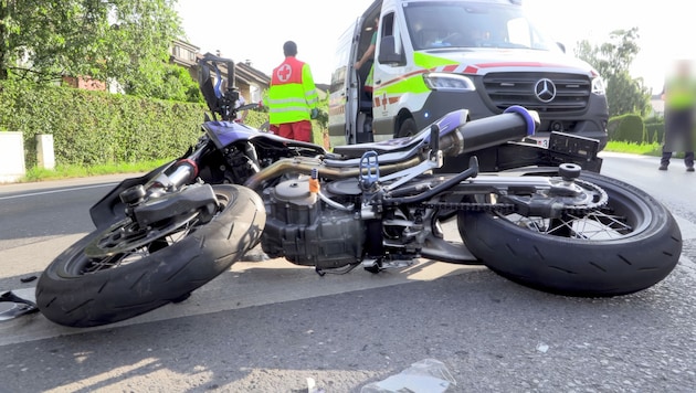 Die Unfallstelle in Hard. 