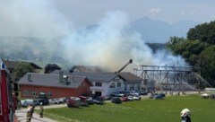 In Köstendorf ist die Feuerwehr im Einsatz