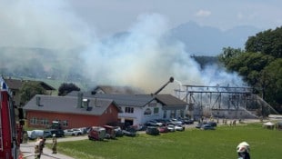 In Köstendorf ist die Feuerwehr im Einsatz