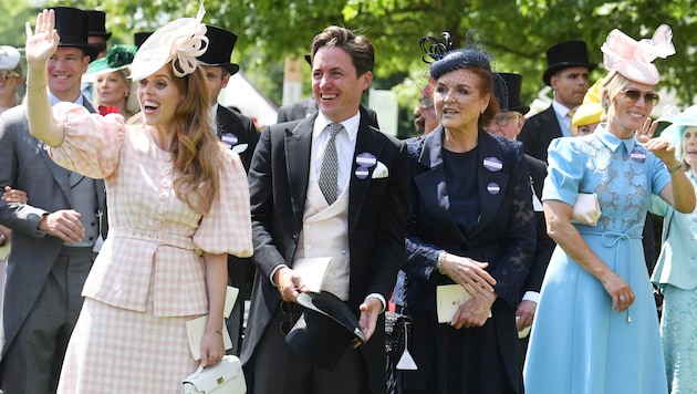 Royaler Empfang in Ascot! Zara und Mike Tindall, Sarah Herzogin von York, Prinzessin Beatrice ...