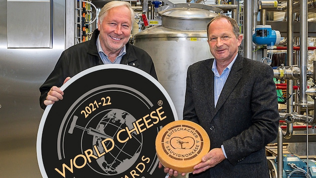 Mit den Sauvignons der Region veredelt: der Leutschacher Sauvignonkäse (im Bild Käsesommelier ...