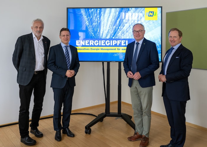 Berieten in Krems die Energie-Zukunft: Angerer, Vatto, Pernkopf und Haber (v. li.))  
