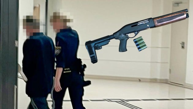 Der angeklagte Wiener überging sein Waffenverbot dreist.